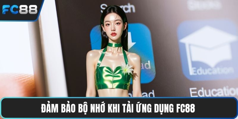 Tải App FC88 Nhanh Chóng, Lưu Ý Quan Trọng Cho Tân Thủ Đảm bảo bộ nhớ khi tải ứng dụng FC88